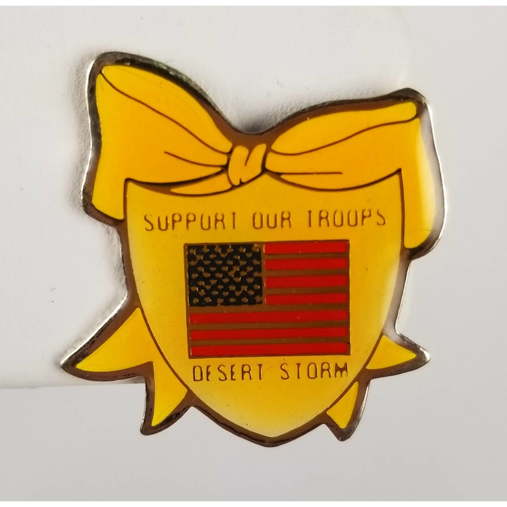 Desert Storm Ribbon Collectible Metal Lapel Pin